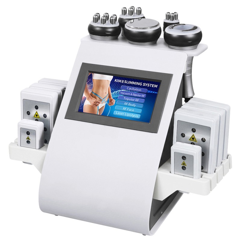 6 In 1 Laser Lipo Cavitation Slimming acuum Radio Frequency RF 40KHz